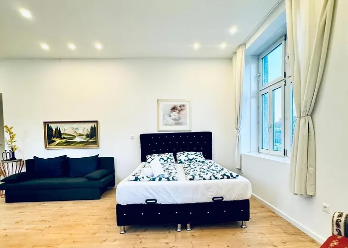 Private In Stylish 3-bedroom Near Kaufpark Alterlaa דירה *